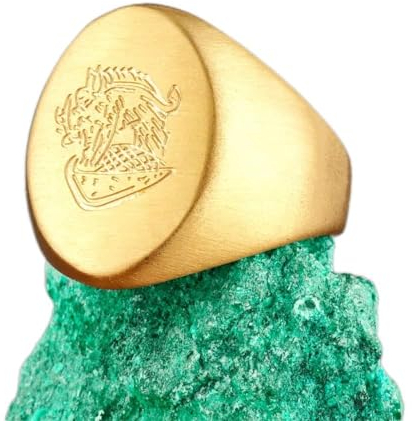 HAODUOO Kingsman The Secret Service Edelstahl Herrenringe Punk Hip Hop for männlichen Freund Biker Schmuck Kreativität Geschenk