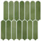 COMATICKC Piastrelle Adesive per Cucina, 10 Pezzi 30x30 cm, PVC Verde Paraschizzi Cucina Mattonelle Adesive Bagno Soggiorno - Pannelli 3D Decorativi, Facili da Installare Stacca & Attacca