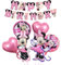 Mini Maus Geburtstagsdeko Mädchen- Rosa Minnie Luftballons Geburtstag Ballons Deko Happy Birthday Banner Maus Folienballons Kindergeburtstag Partyzubehör für Kinder Min-nie Theme Party Supplies Deko