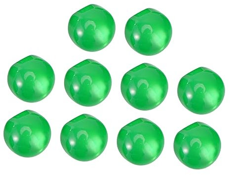 Gogogmee 10St runde Perlschnalle jeansknopf perlmuttknöpfe Knöpfe für Basteln Imitation Jade Knöpfe Kunstperlenknöpfe nachgemachte Jade-Knöpfe runde Hemdschnalle DIY Verschluss Harz Green