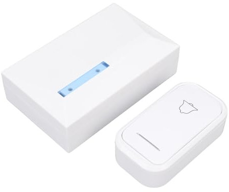 Campanello Senza Fili con 38 Suonerie, Portata di 492 Piedi, con Kit Campanello Portatile Alimentato a Batteria per la Casa