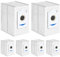 Rrochio 6 Sacs pour Ecovacs DEEBOT T30 Pro Omni, T30 Omni Robot Aspirateur Accessoires, 3,4L Grande Capacité Sacs à Poussière Pièces de Rechange Remplacement