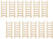 Vaguelly 40 STK Simulations Leiter Mini- Bodenführung für Schiebetüren Holzleiter Dekoration DIY Dekoration Holzleiter Sandtisch-Landschaftsmodell Foto-Requisiten aus Holz hölzern
