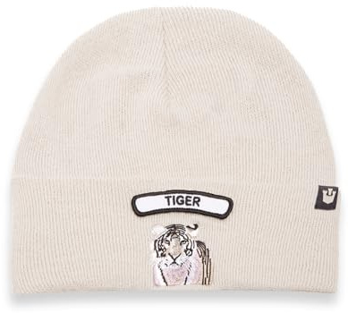 Goorin Bros. Tiger 107-1798 Beanie Unisex 100% Acryl Hellgrau Uni, hellgrau, One size