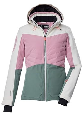 killtec Women's Ksw 30 Wmn Ski Jckt Ski jacket/functional jacket with zip-off hood and snow guard