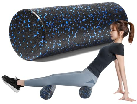 High Density Foam Roller, Travel Roller, Multi Purpose Pilates, 17.72x5.91 Inches Practical Core Workout, Exercise Matpilates for Stretching, Back, Legs & Arms