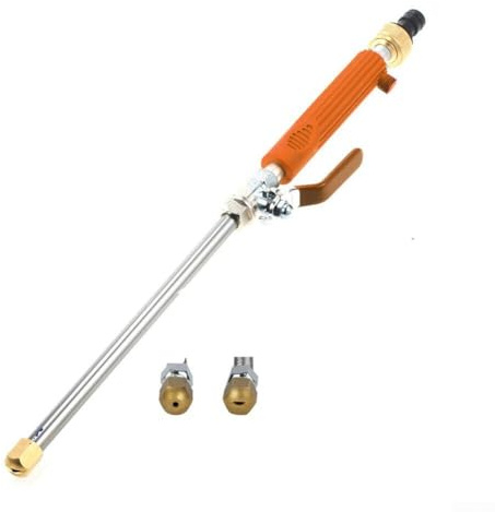 2-in-1 Hochdruckreiniger für Hydrostrahl-Hochdruckreiniger mit Doppeldüsenströmen für umfassende Reinigungslösungen (Orange)