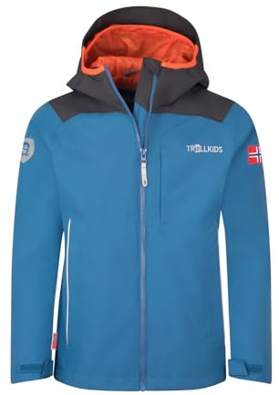 Trollkids Kids Bergen Jacket 128, Nordic Blue