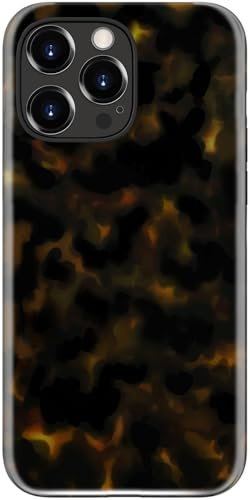 DEENAKIN for iPhone 13 Pro Case Cute - Wireless Charging Compatible - Dual-Layer Soft Silicone + Hard Shell - Stylish Wildflower Design - Chic Phone Cover for Women - Golden-Brown Textured