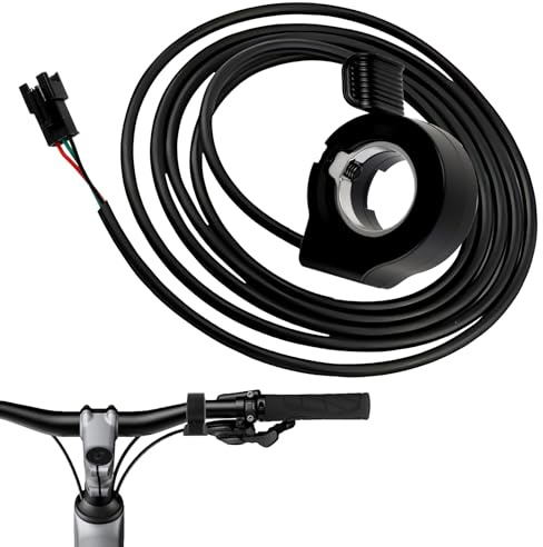 Cateye Electric Scooter Thumb Throttle, Throttle Grip, Waterproof Ebike Throttle, Durable Speed Control for 22mm Handlebars, Universal Throttle for Bikes, Electric Bike Speed Control Kit