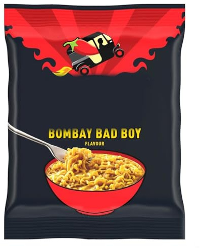 Bombay Bad Boy Instant Noodles, Bombay Bad Boy Flavour, Vegan, 115g