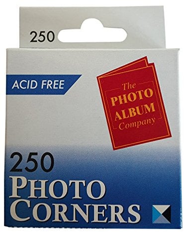 The Photo Album Company Spenderbox mit 250 Fotos Foto-Ecke, transparent Fotoecke