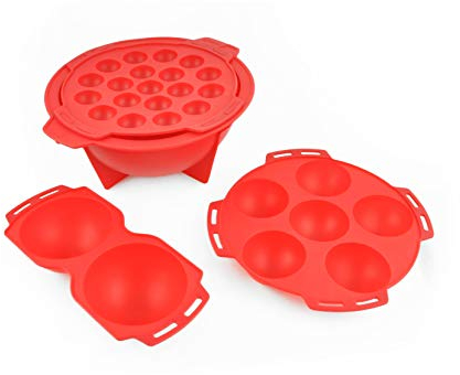 CÉCOA - Moules demi-sphère 100% Silicone, Coffret complet 4 tailles