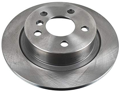 Blue Print ADB114324 Brake Disc Set (2 Brake Disc) rear, full, No. of Holes 5