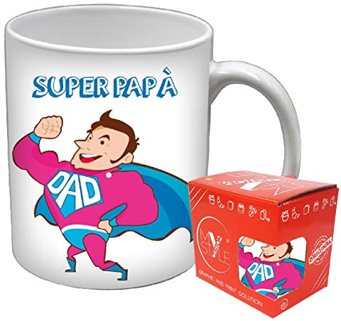 My Custom Style Tazza Standard Ceramica#papà-SuperPapà2#325ml