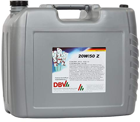 20W-50 Z DBV-Zweirad-Special-Motorenöl JASO MA (4-Takt) 20-Liter-Kanister