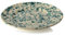 Colì, Assiette Creuse 23 cm Turquoise 6 Pièces, Service de Vaisselle 6 Personnes, Service de Plats colorés, Peint à la Main, Design marbré Turquoise, Service de Table pour 6 Personnes