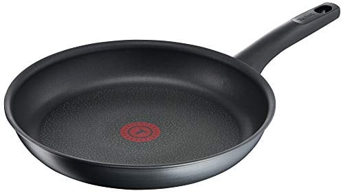 Tefal Titanium Fusion G12406 Frying Pan 28 cm Titanium Excellence Non-Stick Coating Thermo Spot Hard Fusion Outer Layer Suitable for All Hobs Including Induction Black