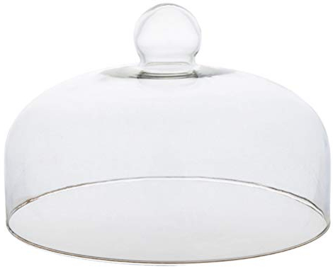 DOITOOL Glashaube Kuchen Abdeckung 10.2 Zoll Runde Tortenplatte Mit Glasdeckel Staubschutz Für Küche Und Serviergeschirr