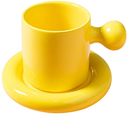 Cabilock Regalos Chicas Adolescentes Tazas De Cafe Tazas Cafe Espresso Cafe de Café de de de Café de Platillo para Leche Latte Chocolate Tazas Cafe Kit Cafe Tazas Cafe Espresso