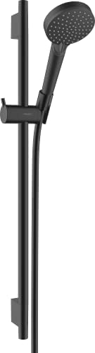 hansgrohe Vernis Blend Set de douche 2 jets avec barre Unica 65 cm, noir mat, 26422670