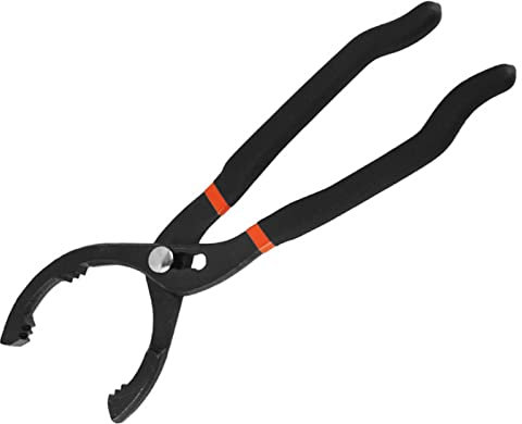 Young Wolf 12 Adjustable Oil Filter Plier, 3 Positions.Oil Filter Wrench Adjustable Oil Filter Removal Tool for Engine Filters, Conduit, Fittings. Anti-Slip Grip
