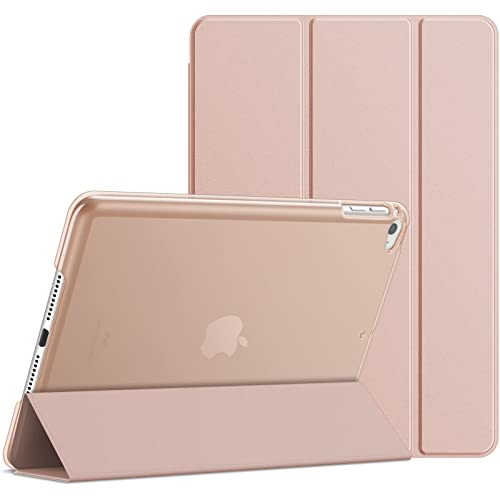 JETech Funda para iPad Mini 4, Carcasa con Soporte Función, Auto-Sueño/Estela (Oro Rosa)