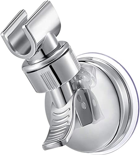 Etomvoop Caravan Shower Head Holders Chrome Polished Removable Shower Wall Bracket 360° Rotation Adjustable Shower Head Mount for Caravan Motorhome Home Hotel Bathroom