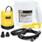 6699 Tankless Heater Descaling Flush Kit Includes Submersible Water Pump with Adapters 3 Gallons Pail with Bucket Lid Opener and Two 3/4 GHT X 6FT PVC Rubber Black Hoses Easy Installation to Clean