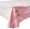 2 Stück 137x183cm Tischdecken Geburtstag Mädchen Rosa Happy Birthday Tischdecke Abwischbar Kunststoff Rechteckige Partytischdecke für Kindergeburtstag Mädchen usw. (Dicke: 0.025 mm)