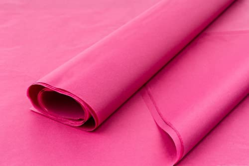 Farbiges Seidenpapier/Geschenkpapierbögen (50,8 x 76,2 cm), erhältlich in 10er/25er- und 50er-Jahre/Kirschrosa, 50 Stück