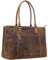 STILORD 'Marika' Shopper Damen Groß Rauleder mit Laptopfach 15,6 Zoll ideal als Vintage Ledertasche Businesstasche Arbeitstasche Frauen Handtasche und Schultertasche