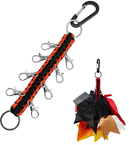 Hooshing Handgefertigter Paracord-Schlüsselanhänger für Teenager-Mädchen, Cheerleader