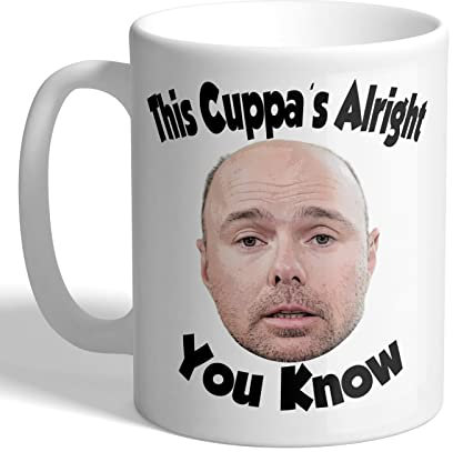 I Love Mugs - This Cuppa's Alright You Know - Karl Pilkington - Mug, Ceramic, 11fl.oz.