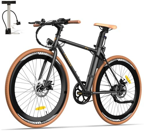 Fafrees F1 elektrisches Rennrad E-Bike Herren, Damen E Bike 25 km/h 250 W, EBike Stadtfahrrad mit Batterie 36 V 10Ah, elektrisches Fahrrad 40N.m, Stadtfahrrad Pedelec