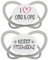 nip - Butterfly | 5-18 Monate | 2er Pack | Stillfreundlicher, zahnfreundlicher Babyschnuller inkl. Schnullerbox. Nachhaltiger Schnuller mit weichem Silikonsauger, Oma&Opa/Frechdachs