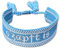 Oktoberfest Accessoires Trachtenschmuck für Herren & Damen passendes Outfit Dirndl Lederhose Bayrische Deko, Armband, Schmuck, Zubehör, Trachtentuch (Ozopft is, Blau)
