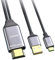 CY Câble réversible HDMI 1.4 source vers USB 3.1 type C USB-C Displays mâle 4K HDTV câble pour ordinateur portable moniteur 1,8 m