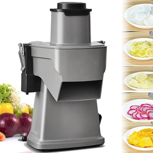 URJWAN Robot da Cucina E Tritatutto, Tagliaverdure Automatico di Piccole Dimensioni, Tritaverdure, Tritaverdure Elettrico Moderno da Cucina, Rimovibile per La Pulizia di Carote, Patate, Cetrioli