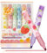 NebulaGlam Pastell Textmarker Set, 6 PCS Aesthetic Marker Stifte Textmarker Set Fruchtmuster, Highlighter Pen für Journal Bibel Planer Notes School Office Supplies