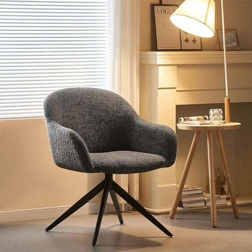 B&D home XXL Esszimmerstuhl Lena | Loungesessel & Polsterstuhl mit breiter Sitzfläche | Industrial Design für Wohnzimmer, Schlafzimmer & Esszimmer | Bequem & modern in Anthrazit, 14502-ANTR