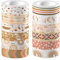 CC HOME Böhmische Washi Tape 12 Rollen, 15mm Böhmische Regenbogen Washi Tape Set, Masking Tape Dekorative Papieraufkleber zum Verpacken von Geschenken, DIY Kunsthandwerk