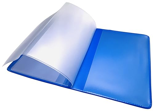 orgaexpert KFZ Schein Schutzhülle 5 Fächer Made in Germany Etui Mappe viele Farben Ausweisetui Kartenhülle Fahrzeugschein Hülle (Blau)