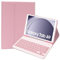 Keyboard Case for Samsung Galaxy Tab A9 8.7 Inch 2023 (SM-X110/X115/X117),Slim A9 Tablet Cover with Bluetooth Keyboard,Detachable Keyboard with S Pen Holder for Samsung Tab A9 (Pink)