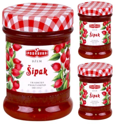 Pufai Podravka rosa canina marmellata 360 grammi di vetro x 3 pezzi