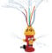 alldoro 60215 Wassersprinkler Hydrant - für Kinder ab 3 Jahren - mit wasserspritzenden Schläuchen - bunt – 13,5 x 9,5 x 22,5 cm, Rot