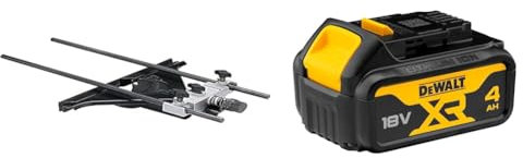 Dewalt-Side DE6913-XJ Guide Universal 'Quick Action'centre Screw Connector and Suction Dewalt (Old Version) + DEWALT Battery