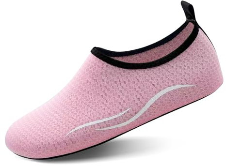 North Bund Chaussures Aquatiques pour Homme Femme Séchage Plongée Rapide Piscine Natation Chaussettes Antidérapant Pieds Nus Chaussons Aqua Aquatique Unisexe Chaussure de Plage Surf Yoga Eau Sport