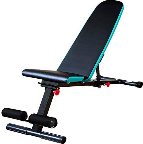 PUFAHAU Turnbank Hantelbank Trainingsbank Verstellbare Hantelbank Ergonomischer Bauchtrainer Sit-Up Haushalt