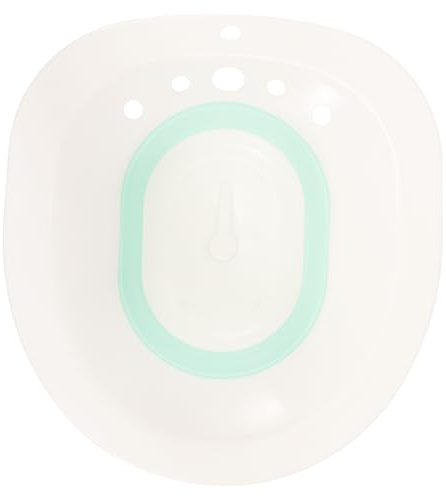 HYTROVE Faltbares Bidetbecken Bpa Frei mit Deckel Platzsparend Lebensmittelechtes Kunststoffmaterial für Schwangere und Senioren Heim Bidet für Badezimmergebrauch